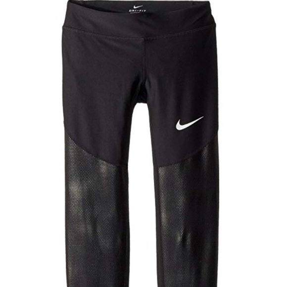 $45 Nike Girls Reflective Black Legging - Picture 3 of 7